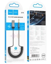Bluetooth адаптер для магнитолы Hoco E78 BT5.3 серый
