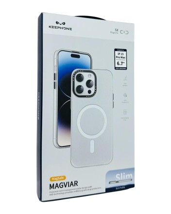  Накладка для i-Phone 15 Pro Max Keephone Magviar Magsafe прозрачная