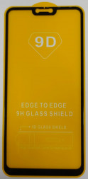 Защитное стекло для OnePlus 6 9D черное
