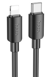 Usb Кабель-зарядка Type-C на Lightning Hoco X96 2.4A 1м черный