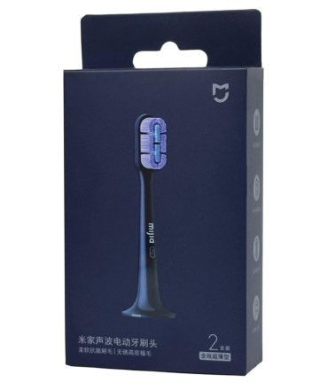  Сменные насадки для зубной щетки Mijia T700 MBS304 (2шт) черные