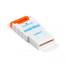 Картридер Smartbuy 707 USB - microSD оранжевый (SBR-707-O)
