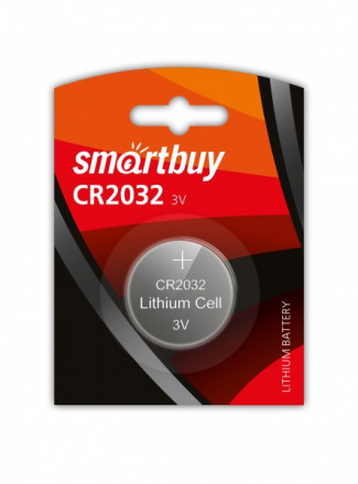 Литиевый элемент питания Smartbuy CR2032/1B (12/720) SBBL-2032-1B