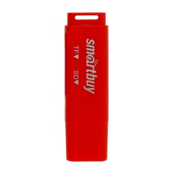 Картридер Smartbuy 715 USB - SD/microSD (SBR-715-R) красный