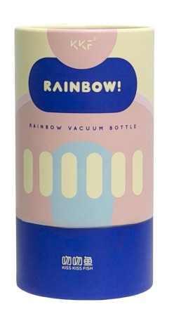  Термокружка Kiss Kiss Fish Rainbow 490ml бело-зеленый