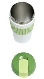 Термокружка Kiss Kiss Fish Rainbow 490ml бело-зеленый