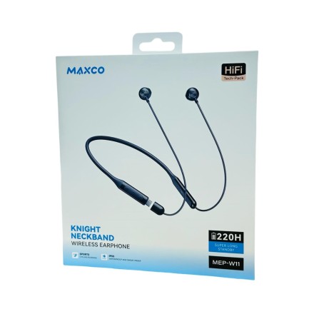  Беспроводные наушники для спорта Maxco MEP-W11 черные