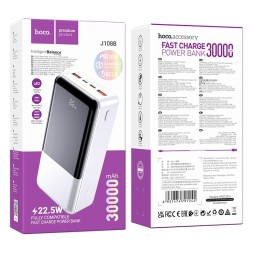 Powerbank Hoco J108B 30000mAh 2USB/USB-C белый