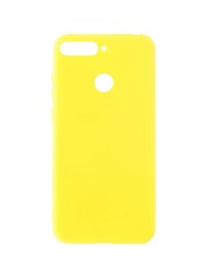 Накладка для Huawei Y6 Prime (2018)/CW 7A Prime/CX8E Silicone cover желтая