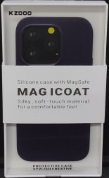 Накладка для i-Phone 14 Pro K-Doo Magsafe Mag Icoat силикон фиолетовый
