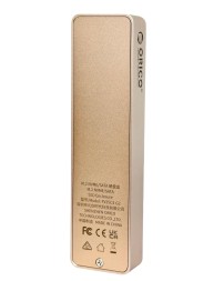 Внешний корпус для M2 NVMe/NGFF(SATA) Orico FV25C3 USB-C3.2 розовое золото