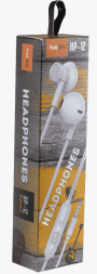 Наушники с микрофоном Faison HP-12 Relax 1.2м белые