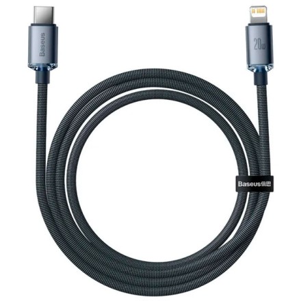 Кабель-зарядка Type-C на Lightning Baseus Crystal Shine Series 1.2м (CAJY000203) 20W синий