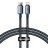  Кабель-зарядка Type-C на Lightning Baseus Crystal Shine Series 1.2м (CAJY000203) 20W синий