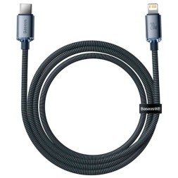 Кабель-зарядка Type-C на Lightning Baseus Crystal Shine Series 1.2м (CAJY000203) 20W синий
