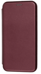 Чехол-книжка Xiaomi Mi 12T/12T Pro Fashion Case кожаная боковая бордовая