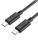  Usb Кабель-зарядка Type-C на Type-C Hoco X88 3.0A 60W 2M черный