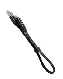 Usb Кабель-зарядка Lightning Baseus Nimble 23см CALMBJ-B01 черный