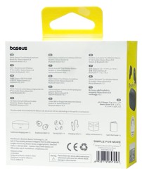 Мобильная Bluetooth-гарнитура Baseus Bowie E18 BT5.3/ANC/6ч (A00023800123-00) черная