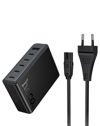  Сетевое зар. устр. Hoco C150A 1USB/5C 45W черное