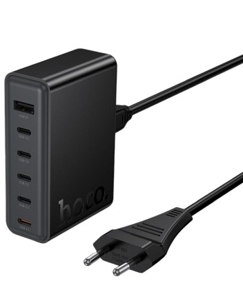  Сетевое зар. устр. Hoco C150A 1USB/5C 45W черное