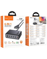 Сетевое зар. устр. Hoco C150A 1USB/5C 45W черное