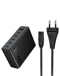 Сетевое зар. устр. Hoco C150A 1USB/5C 45W черное