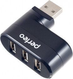 USB-хаб Perfeo 3 порта (PF-VI-H024) черный