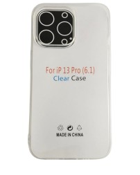Чехол-накладка силикон i-Phone 13 Pro прозрачный 2.0мм тех.пак