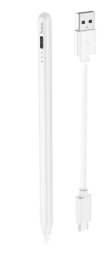 Стилус hoco GM108 Smooth series fast charging capacitive pen for iPAD белый