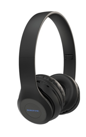  Стереонаушники Bluetooth Полноразмерные Borofone BO4 Charming rhyme BT5.0/200mAh/5ч черные