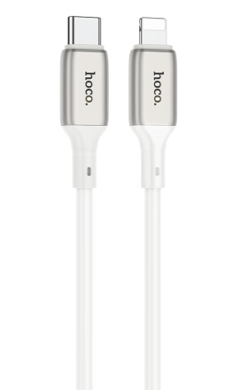  Usb Кабель-зарядка Type-C на Lightning Hoco X66 Howdy 20W 1м силиконовый белый