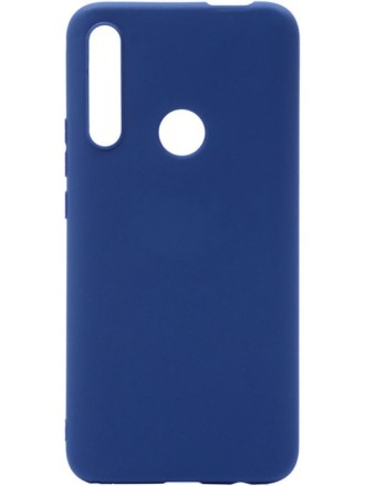  Накладка для Huawei Y9 2019 Silicone cover темно-синяя