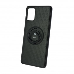 Чехол-накладка для Samsung Galaxy A22 4G силикон iface с держателем чёрный
