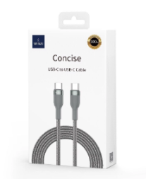 Usb Кабель-зарядка Type-C на Type-C Wiwu Concise Wi-C017 100W 1.2м серый