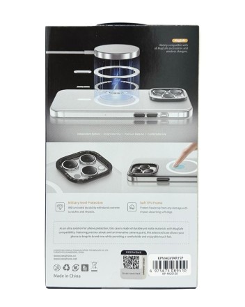  Накладка для i-Phone 15 Pro Keephone Magviar Magsafe прозрачная