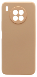 Накладка для Huawei Honor 50 Lite/Nova 8i Silicone cover без логотипа пудро