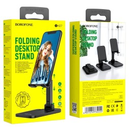 Держатель для телефона на стол Borofone BH27 4.7&quot;-7&quot; черный