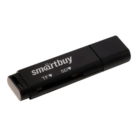  Картридер Smartbuy 715 USB - SD/microSD (SBR-715-K) черный