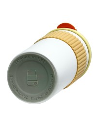 Термокружка Kiss Kiss Fish Rainbow 490ml бело-оранжевый