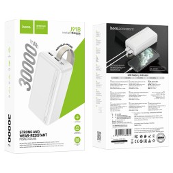 Powerbank Hoco J91B 30000mAh 2USB белый