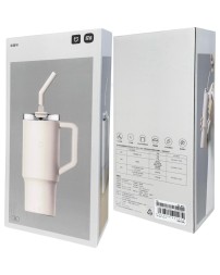 Термокружка Xiaomi Sippy Cup 1L (MJXGB01RM) розовая