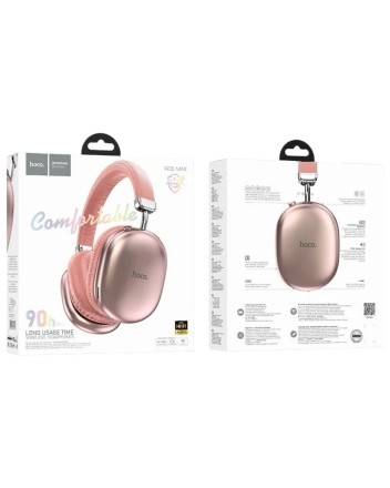  Стереонаушники Bluetooth полноразмерные Hoco W35 Max V5.3/45ч розовые