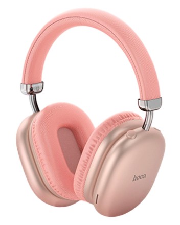  Стереонаушники Bluetooth полноразмерные Hoco W35 Max V5.3/45ч розовые