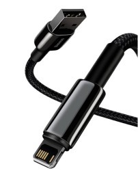 Usb Кабель-зарядка Lightning Baseus Tungsten 2м (CALWJ-A01) 2.4A черный