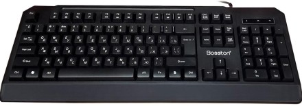  Клавиатура проводная игровая Bosston K890 черная