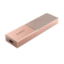 Внешний корпус для M2 NVMe/NGFF(SATA) Orico FV09C3 USB-C3.2 розовое-золото