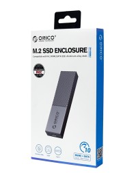 Внешний корпус для M2 NVMe/NGFF(SATA) Orico FV09C3 USB-C3.2 розовое-золото