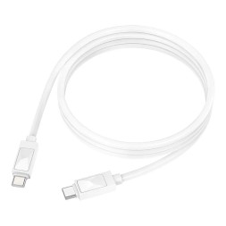 Usb Кабель-зарядка Type-C на Type-C Borofone BX109 60W 1м силиконовый белый