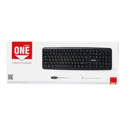 Клавиатура проводная Smartbuy ONE 112 USB/104 клавиши/1.5м черная (SBK-112U-K)
